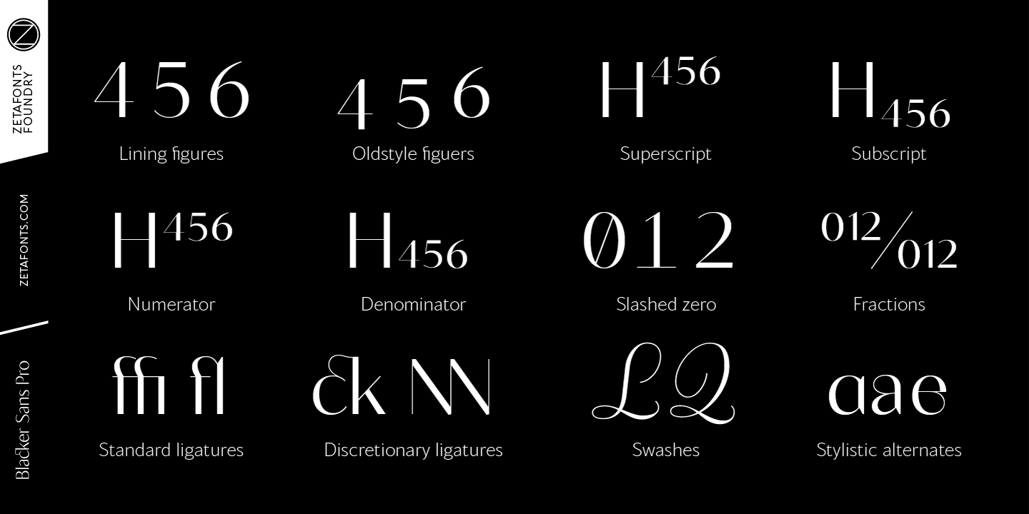 Blacker Sans Display Extra bold Italic Font preview